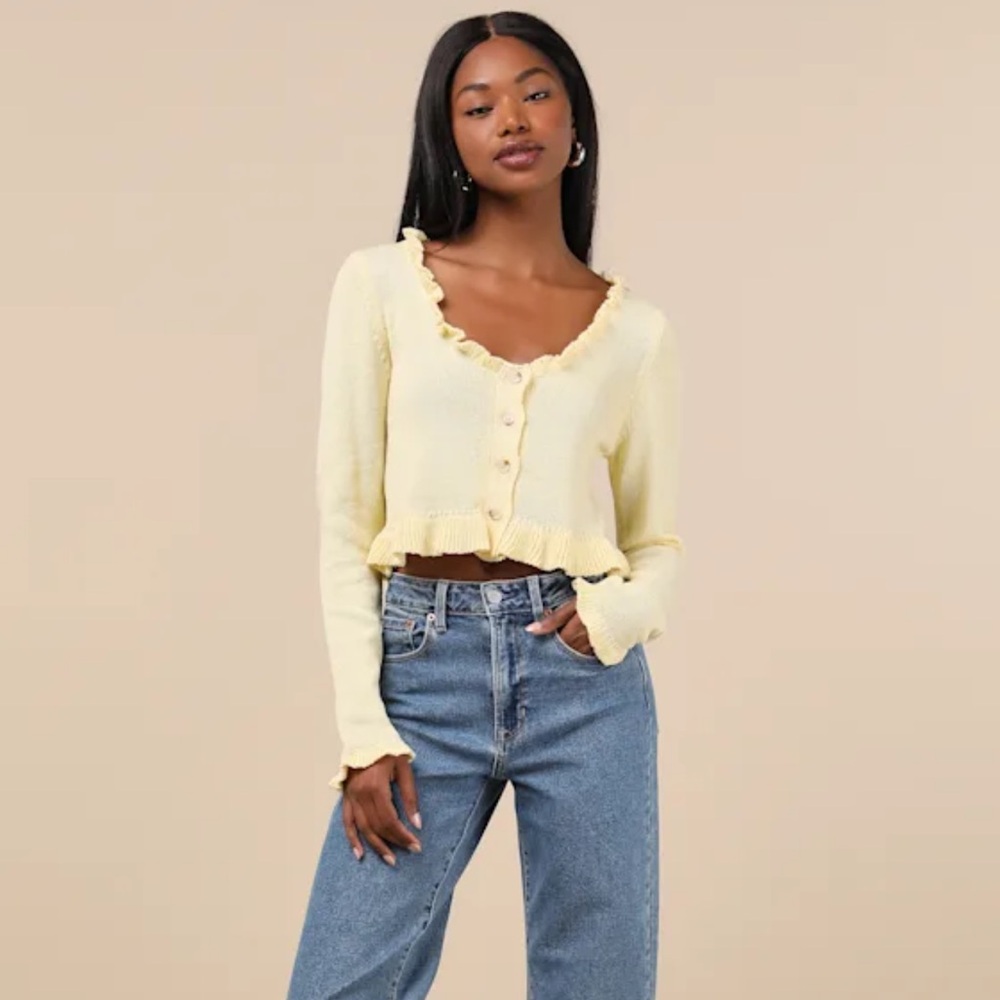 Lulus Cropped Cardigan